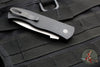 Protech Emerson CQC7 Out The Side Auto (OTS) Knife- Spearpoint Edge - Black Handle- Stonewash Blade- Deep Carry Clip E7A01-20CV