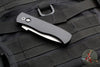 Protech Emerson CQC7 Out The Side Auto (OTS) Knife- Spearpoint Edge - Black Handle- Stonewash Blade- Deep Carry Clip E7A01-20CV