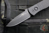 Protech Emerson CQC7 Out The Side Auto (OTS) Knife- Spearpoint Edge - Black Jigged Textured Handle- Blasted Blade- Deep Carry Clip E7A06-20CV