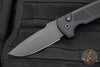 Protech Les George Rockeye Out The Side (OTS) Auto- Operator- Textured Black Handle- Sterile Black Blade- Tritium Button LG307 D2 Operator
