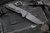 Protech Les George Rockeye Out The Side (OTS) Auto- Operator- Textured Black Handle- Sterile Black Blade- Tritium Button LG307 Operator