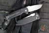 Protech Les George Rockeye Out The Side (OTS) Auto- Black Handle- Stonewash Magnacut Blade LG3101