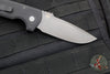 Protech Les George Rockeye Out The Side (OTS) Auto- Solid Black Handle- Smokey Gray DLC Finished D2 Steel Blade LG321-D2