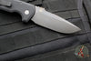 Protech Les George Rockeye Out The Side (OTS) Auto- Textured Black Handle- Smokey Gray DLC Finished D2 Steel Blade LG325-D2