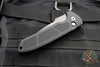 Protech Les George Rockeye Out The Side (OTS) Auto- Textured Black Handle- Smokey Gray DLC Finished D2 Steel Blade LG325-D2