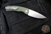 Protech Magic 2 "Whiskers" OTS Auto Knife- Green Smooth Body- Stonewash Blade M2601-GREEN