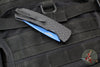 Protech Magic 2 "Whiskers" OTS Auto Knife-  Black Feather Textured Body- Sapphire Blue PVD Blade M2603-F SB