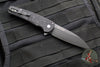 Protech Malibu Flipper- 2024 Blade Show- Wharncliffe- Black "Nexus" 25th Anniversary Patterned Handle- Black DLC Blade