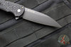 Protech Malibu Flipper- 2024 Blade Show- Wharncliffe- Black "Nexus" 25th Anniversary Patterned Handle- Black DLC Blade