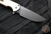 Protech Mordax Flipper-  Stonewashed Aluminum Bronze Handle- Black DLC Magnacut Blade- Black Lip Pearl Button Serial Number 17 Of 150