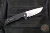 Protech Mordax Flipper- Black Gridlock Textured Handle- Stonewash Magnacut Blade MX105-GRIDLOCK