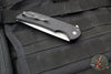 Protech Mordax Flipper- Black Gridlock Textured Handle- Stonewash Magnacut Blade MX105-GRIDLOCK