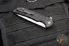 Protech Mordax Flipper-  Black Honeycomb Textured Handle- Stonewash Magnacut Blade MX105