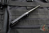 Protech 2024 Blade Show Auto Oligarch - Black Handle - Abalone Button Inlay- Satin Magnacut Blade SN 26 Of 100