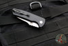 Protech Les George SBR Short Bladed Rockeye Out The Side (OTS)- Unique Striped Micarta Handle- Stonewash Blade V2