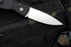Protech Tactical Response 2 OTS Auto- Black Handle With Textured Corners- Stonewash Plain Edge Magnacut Steel Blade T201