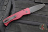 Protech Tactical Response 2 OTS Auto- Red Handle With Textured Corners- Black DLC Magnacut Steel Blade T203-RED
