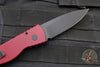 Protech Tactical Response 2 OTS Auto- Red Handle With Textured Corners- Black DLC Magnacut Steel Blade T203-RED