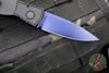 Protech Tactical Response 2 OTS Auto- Black Handle With Textured Corners- Sapphire Blue Magnacut Steel Blade T203-SB
