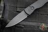 Protech Tactical Response 2 OTS Auto- Operator Series- Black Handle - Black DLC Plain Edge Blade- Tritium Inlaid Button TR-2 Operator