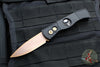 Protech TR-2 Tactical Response 2 OTS Auto- Black Textured Handle- Rose Gold Finished Magnacut Steel Blade- Shaw Silver Skull