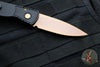 Protech TR-2 Tactical Response 2 OTS Auto- Black Textured Handle- Rose Gold Finished Magnacut Steel Blade- Shaw Silver Skull