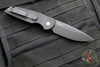 Protech TR-3 Tactical Response 3 Out The Side (OTS) Auto Knife- Black Grooved Handle- Black Magnacut Steel Plain Edge-  TR-3 BT MC