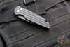 Protech TR-3 Tactical Response 3 Out The Side (OTS) Auto Knife- Black Grooved Handle- Black Magnacut Steel Plain Edge-  TR-3 BT MC
