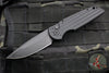 Protech TR-3 SWAT Tactical Response 3 Out The Side (OTS) Auto Knife- Operator Series- Black Grooved Handle- Black Blade- Black Hardware- Tritium Button Inlay TR-3 SWAT Operator