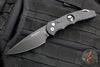 Protech Tactical Response 4 OTS Auto Knife- Black Handle with Bruce Shaw Sterling Silver Skull- Black DLC Blade- Abalone Button TR-4.70