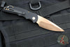 Protech TR-5- Tactical Response 5- Limited Edition- Black Handle- Rose Gold Blade TR-5 RG