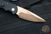 Protech TR-5- Tactical Response 5- Limited Edition- Black Handle- Rose Gold Blade TR-5 RG