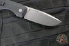 Protech Vero Synapse Design Out The Side (OTS) Auto Knife- Thick Black Aluminum Bottom Handle- Black Canvas Micarta Lid- Stonewash Magnacut Steel Blade VERO1211-BLK MIC
