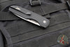 Protech Vero Synapse Design Out The Side (OTS) Auto Knife- Thick Black Aluminum Bottom Handle- Black Canvas Micarta Lid- Stonewash Magnacut Steel Blade VERO1211-BLK MIC
