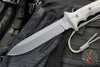 Chris Reeve Green Beret Fixed Blade- Black Canvas Micarta Handle- Black Finished Magnacut Part Serrated Edge GB7-1001