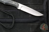 Chris Reeve Inyoni Fixed Blade- Drop Point- Black Canvas Micarta Handle INY-1000