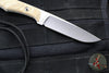 Chris Reeve Inyoni Fixed Blade- Drop Point- Natural Canvas Micarta Handle INY-1001