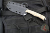 Chris Reeve Inyoni Fixed Blade- Drop Point- Natural Canvas Micarta Handle INY-1001