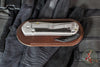 Chris Reeve Large Sebenza 31- Drop Point- Bog Oak Wood Inlay- Stonewash Magnacut Blade L31-1100 V10