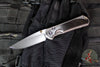 Chris Reeve Large Sebenza 31- Drop Point- Bog Oak Wood Inlay- Stonewash Magnacut Blade L31-1100 V1
