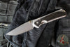 Chris Reeve Large Sebenza 31- Drop Point- Bog Oak Wood Inlay- Stonewash Magnacut Blade L31-1100 V8