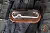 Chris Reeve Large Sebenza 31- Insingo Edge- Glass Blasted- Bog Oak Wood Inlay- Stonewash Magnacut Blade L31-1124 v2