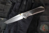 Chris Reeve Large Sebenza 31- Tanto Edge- Glass Blasted Titanium- Bog Oak Wood Inlay- Magnacut Steel Blade L31-1130 V3