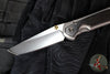 Chris Reeve Large Sebenza 31- Tanto Edge- Glass Blasted Titanium- Bog Oak Wood Inlay- Magnacut Steel Blade L31-1130 V3