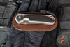 Chris Reeve Large Sebenza 31- Tanto Edge- Glass Blasted Titanium- Bog Oak Wood Inlay- Magnacut Steel Blade L31-1130 V3