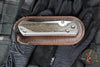 Chris Reeve Large Sebenza 31- Tanto Edge- Glass Blasted Titanium- Bog Oak Wood Inlay- Magnacut Steel Blade L31-1130 V2
