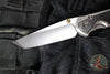 Chris Reeve Large Sebenza 31- Tanto Edge- Glass Blasted Titanium- Bog Oak Wood Inlay- Magnacut Steel Blade L31-1130 V4