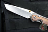 Chris Reeve Large Sebenza 31- Tanto Edge- Macassar Ebony Wood Inlay- Magnacut Steel Blade L31-1134