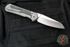 Chris Reeve Large Sebenza 31- Insingo- Glass Blasted Finished Titanium- Black Micarta Inlay- Stonewash Magnacut Steel L31-1224