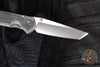 Chris Reeve Large Sebenza 31- LEFT HANDED- Tanto Edge- Black Micarta Inlay- Plain Edge Blade L31-1229 in CPM MAGNACUT